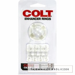 CalExotics COLT Enhancer - Zestaw elastycznych pierścieni, przezroczyste CALEXOTICS