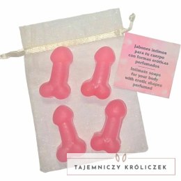 Diablo Picante zestaw 4 mini mydełek perfumowanych rożowych DIABLO