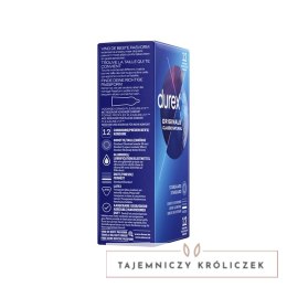 Durex Originals Classic Natural 12 szt. lateksowe, 54 mm, nawilżane Durex