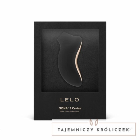 LELO SONA 2 Cruise Black - zaawansowany stymulator ultradźwiękowy, USB LELO