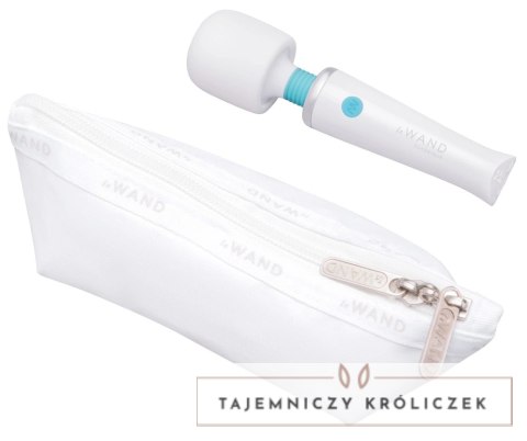 Le Wand Classique Mini Biała Masażerka Kompaktowa Wodoodporna 14,1cm Le Wand