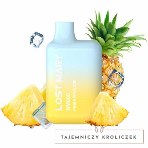 Lost Mary BM600 Jednorazowy inhalator smakowy 2% Lodowy Ananas 600 puf LOST MARY