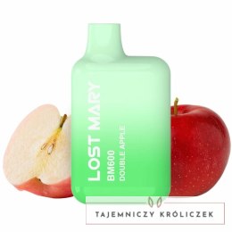 Lost Mary BM600 Podwojny Jabłko 2% Jednorazowy Vape 600 zaciągnięć LOST MARY