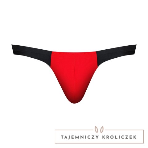 Male Power Bong Thong L/XL czerwono-czarny mikro siateczka Male Power