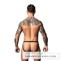 Male Power Hot Mesh Jock L/XL czerwono-czarny anatomiczny model Male Power