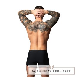 Male Power Hot Mesh Pouch Short M czarno-czerwone szorty siateczkowe Male Power