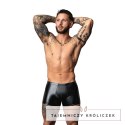 Male Power Liquid Onyx 2.0 Short Pouch XL czarny wetlook Male Power
