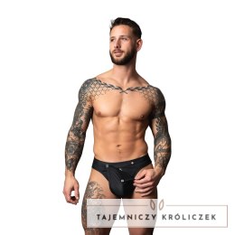 Male Power Oh Snap! męskie slipy z odpinanym panelem S/M czarne Male Power