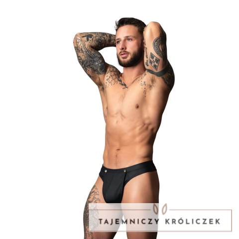 Male Power Oh Snap! męskie slipy z odpinanym panelem S/M czarne Male Power
