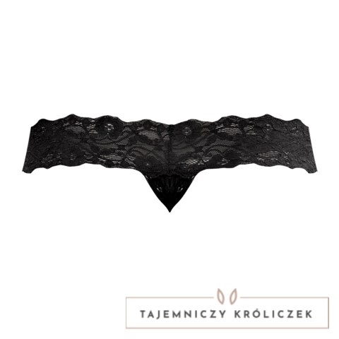 Male Power Scandal-Lace Micro Stringi męskie z siateczką i koronką L/XL Male Power