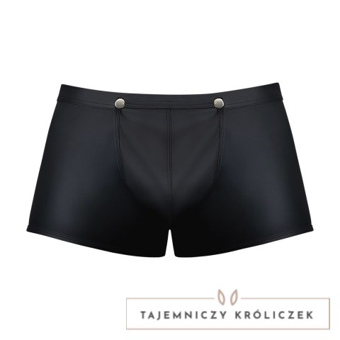 Male Power Snap Off Short XL Trunk - czarny, matowy, spandex Male Power