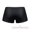 Male Power Snap Off Short M czarne szorty z zatrzaskami Male Power