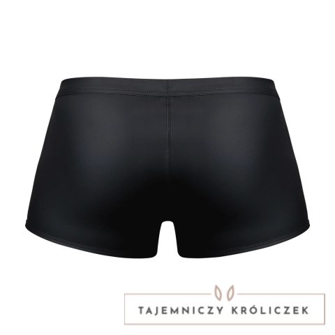 Male Power Snap Off Short M czarne szorty z zatrzaskami Male Power