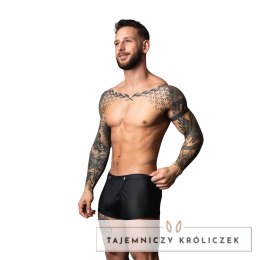 Male Power Snap Off Short S Czarne - Szorty męskie z odpinanym panelem Male Power