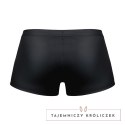 Male Power Snap Off Short S Czarne - Szorty męskie z odpinanym panelem Male Power