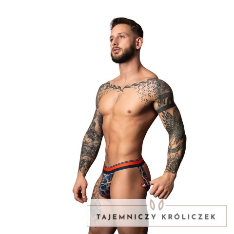Male Power Soo Cumfy Jock L/XL marmurkowy granatowy, modal Male Power