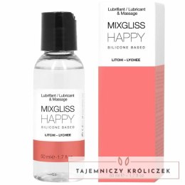 Mixgliss Happy Litchi Silikonowy Żel Intymny 50 ml - aromat liczi MIXGLISS