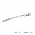 OhMama Fetish Metalowy Pierścień Kolczasty z Kluczem, 18,3 cm OHMAMA