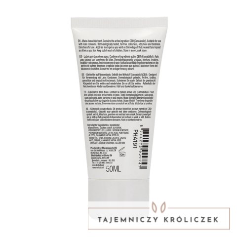 Pharmquests Shots Naturalny lubrykant wodny CBD 50ml, hipoalergiczny Pharmquests by Shots