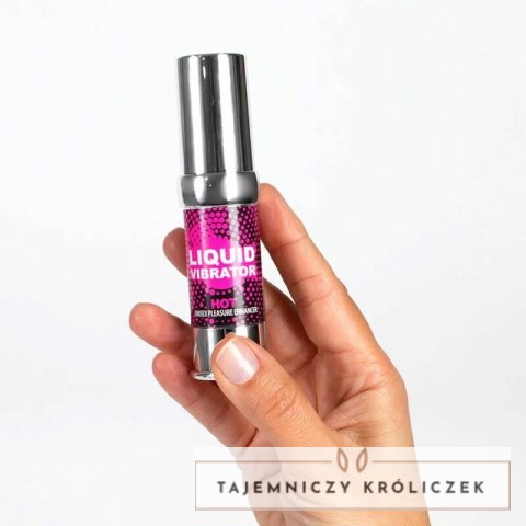 Secret Play żel intymny w płynie 15ml - system wibracyjny, truskawka z kremem SECRETPLAY