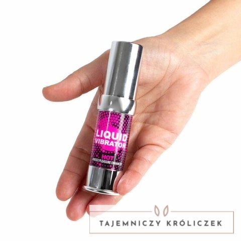 Secret Play żel intymny w płynie 15ml - system wibracyjny, truskawka z kremem SECRETPLAY