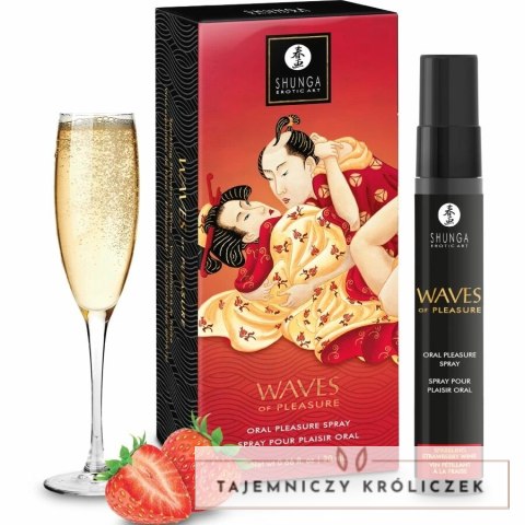Shunga Waves Spray Smakowy Truskawka 20ml do Pielęgnacji Ust SHUNGA APHRODISIACS
