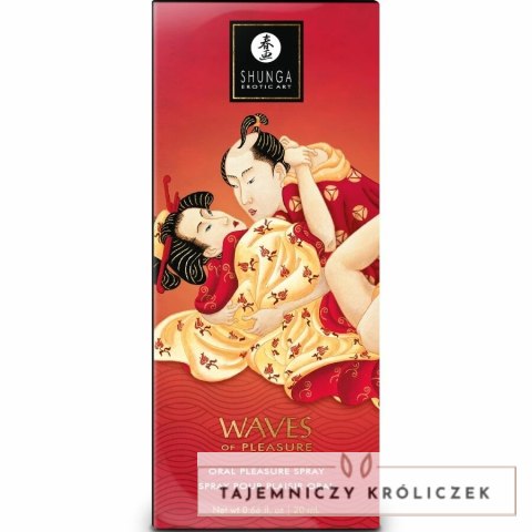 Shunga Waves Spray Smakowy Truskawka 20ml do Pielęgnacji Ust SHUNGA APHRODISIACS