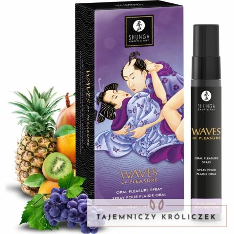 Shunga Waves Spray do Ust Egzotyczne Owoce 20ml - nawilżający aromat SHUNGA APHRODISIACS