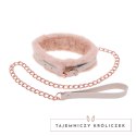 Sportsheets S&M Peaches 'n CreaMe Fur Collar & Leash kremowy, regulowany Sportsheets