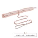 Sportsheets S&M Peaches 'n CreaMe Fur Collar & Leash kremowy, regulowany Sportsheets