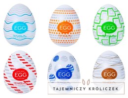 Tenga Egg Variety Pack 6 szt. - zestaw elastycznych rękawow standard TENGA