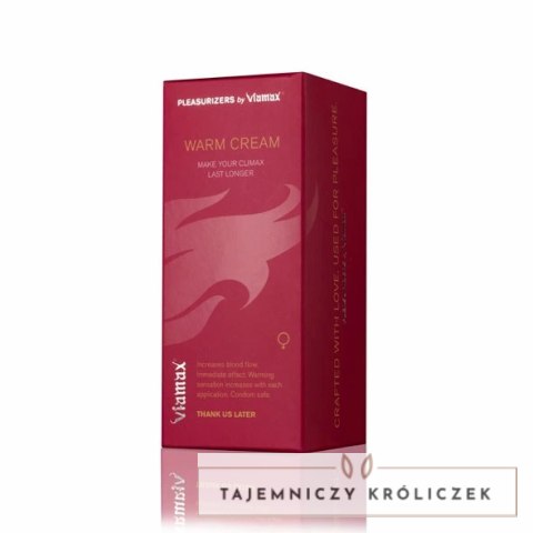 Viamax Warm Cream 50 ml - krem intymny pobudzający ciepłem Viamax