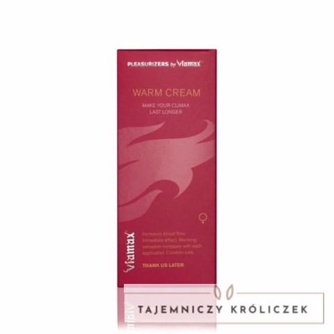 Viamax Warm Cream 50 ml - krem intymny pobudzający ciepłem Viamax
