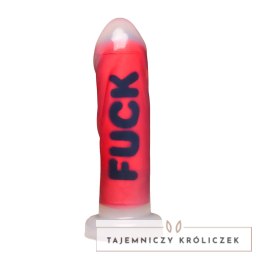 Blush Novelties Dildo Silikonowy Red 18,5 cm z Przyssawką i Napisem XR Brands