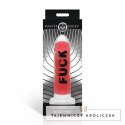 Blush Novelties Dildo Silikonowy Red 18,5 cm z Przyssawką i Napisem XR Brands