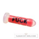 Blush Novelties Dildo Silikonowy Red 18,5 cm z Przyssawką i Napisem XR Brands