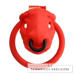 Bull System zabezpieczający Jaula Chastity Cage czerwona XL XR Brands