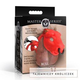 Bull System zabezpieczający Jaula Chastity Cage czerwona XL XR Brands