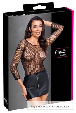 Cottelli PARTY Spodniczka Zip XL Czarna Matowa z Dżetami Cottelli