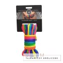 Master Series Cuerda Arcoiris lina nylonowa 32ft neonowa tęczowa XR Brands