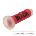 XR Brands BITCH model silikonowy czerwony 18,5 cm z przyssawką XR Brands