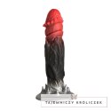 XR Brands Count Cockula silikonowy model intymny czerwono-czarny 23 cm XR Brands