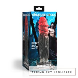 XR Brands Count Cockula silikonowy model intymny czerwono-czarny 23 cm XR Brands