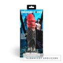 XR Brands Count Cockula silikonowy model intymny czerwono-czarny 23 cm XR Brands