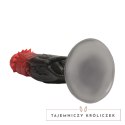 XR Brands Count Cockula silikonowy model intymny czerwono-czarny 23 cm XR Brands