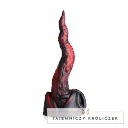 XR Brands Dragon Tongue Model Silikonowy Czerwono-Czarny 24 cm XR Brands