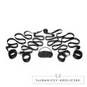 XR Brands Frisky Bedroom Restraint Kit - Uniwersalny zestaw mocujący czarny XR Brands