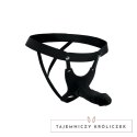 XR Brands Hollow Strap-On Silikonowy System z Paskiem, Jasny, 25 cm XR Brands