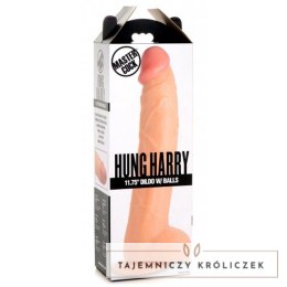 XR Brands Hung Harry model z jądrami 30 cm, przyssawka, jasny PVC XR Brands