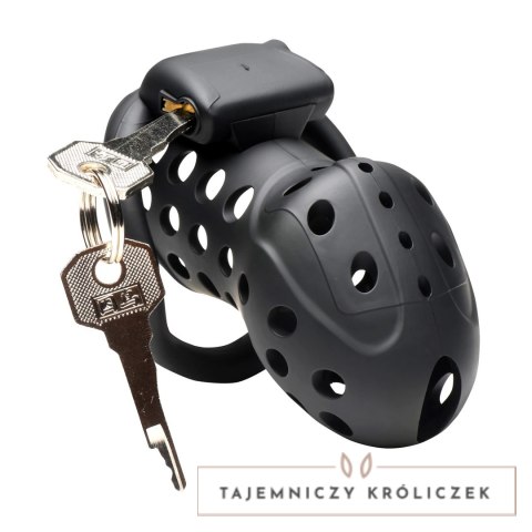 XR Brands Lock Down - system anatomiczny czarny, 4 rozmiary pierścieni XR Brands